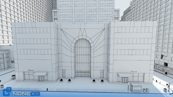 3d model new york broadway 7th - NYC Broadway - 7th Avenue Set 2... by NONECG